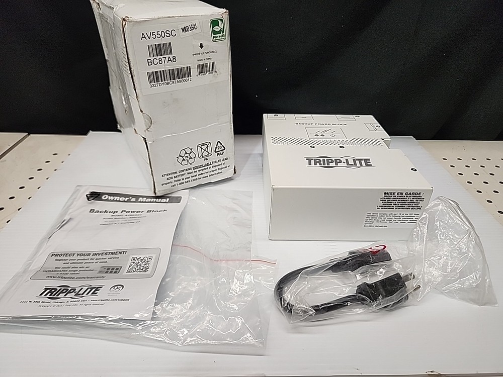 Tripplite AV550SC BACKUP POWER BLOCK