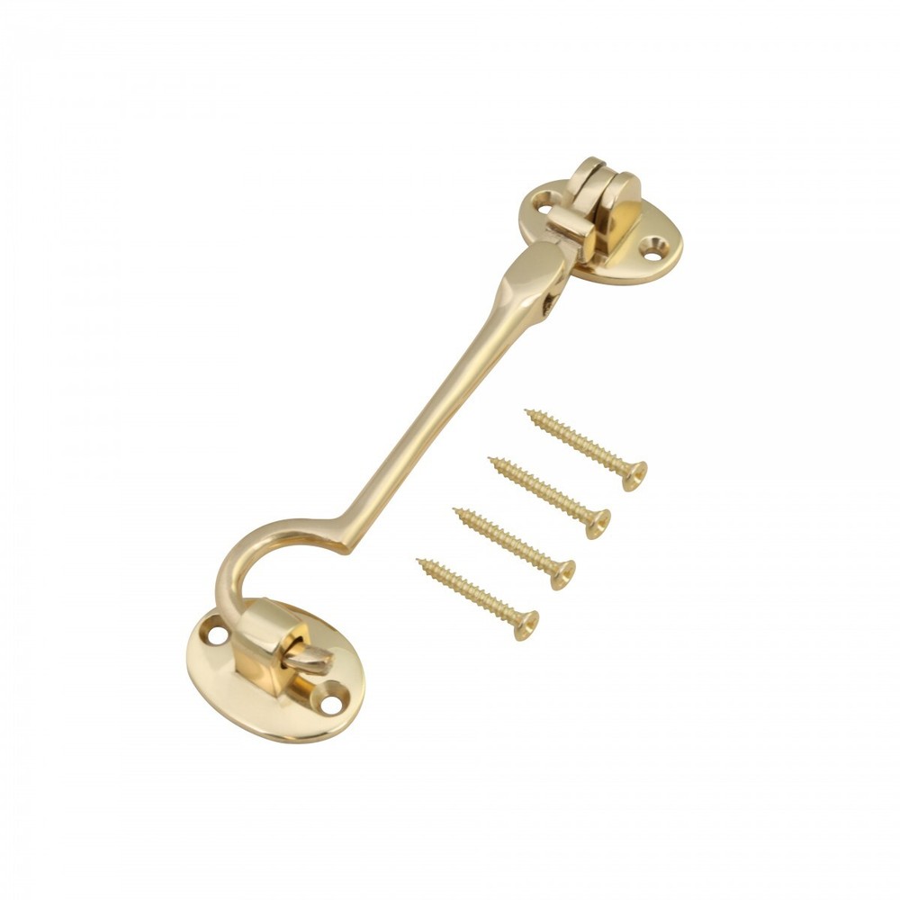 Solid Brass Cabin Eye Hook Latch for Doors and Cabinet Renovators Supply