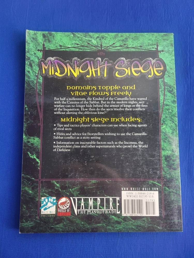 Midnight Seige - Vampire the Masquerade WW2422