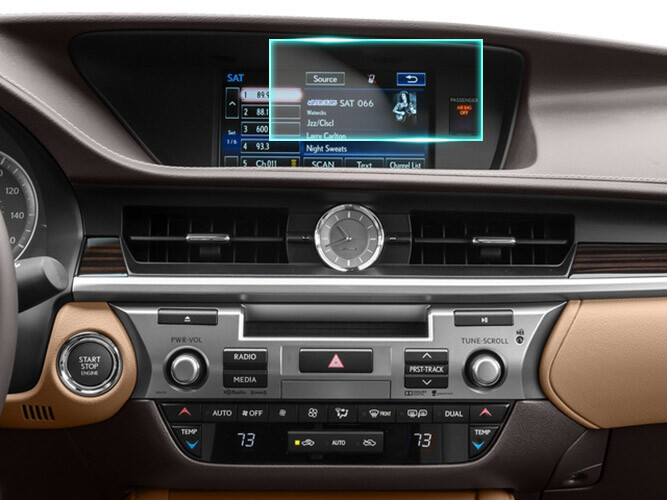 Crystal Clear Screen Protector for 2016 Lexus ES 350 Vehicle Navigation