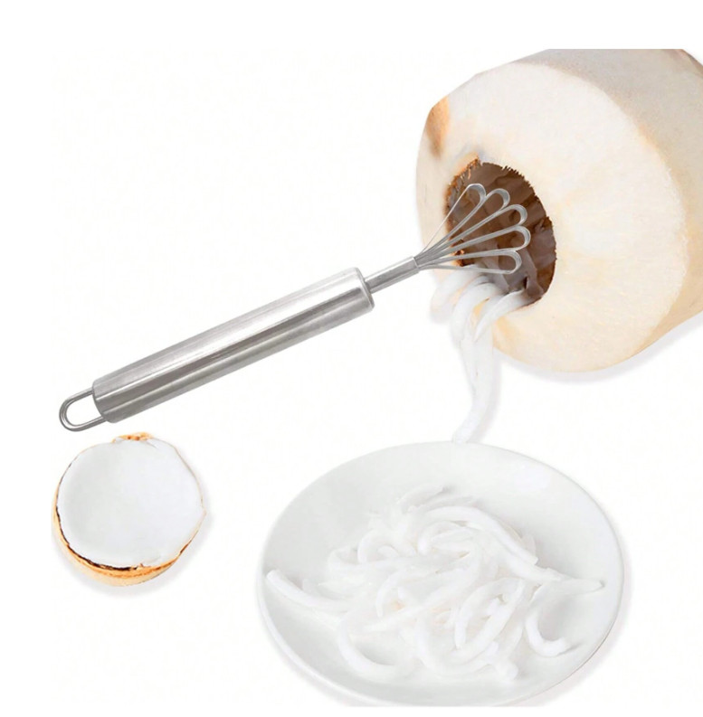 1 pc Stainless Steel Coconut Grater & Fish Scaler - Multi-Purpose Kitchen Tool