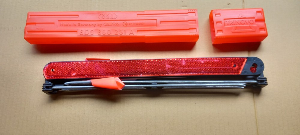 Original Warning Triangle Lightweight 8D9860251A (For: Audi A2)