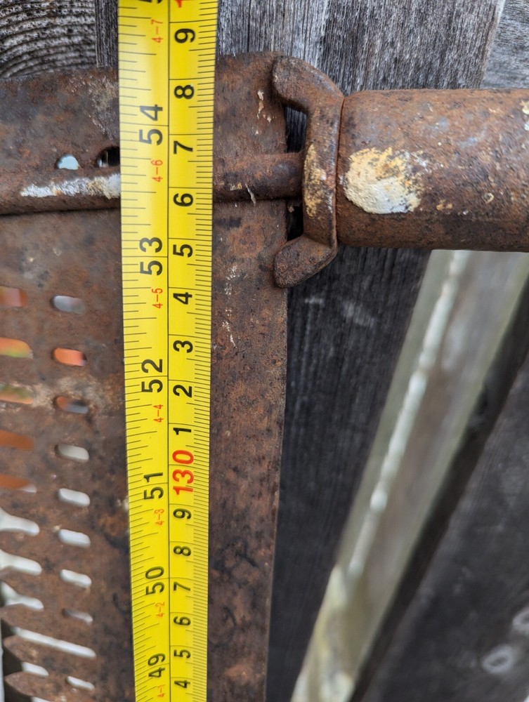 Antique 54.5" 2 Person Saw Missing One Handle