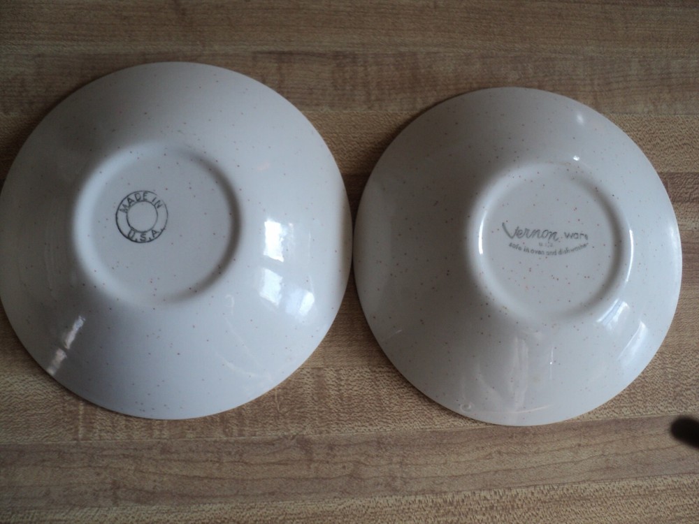 Veron-Ware ALWAYS pattern 8 Cereal Sauce Bowls