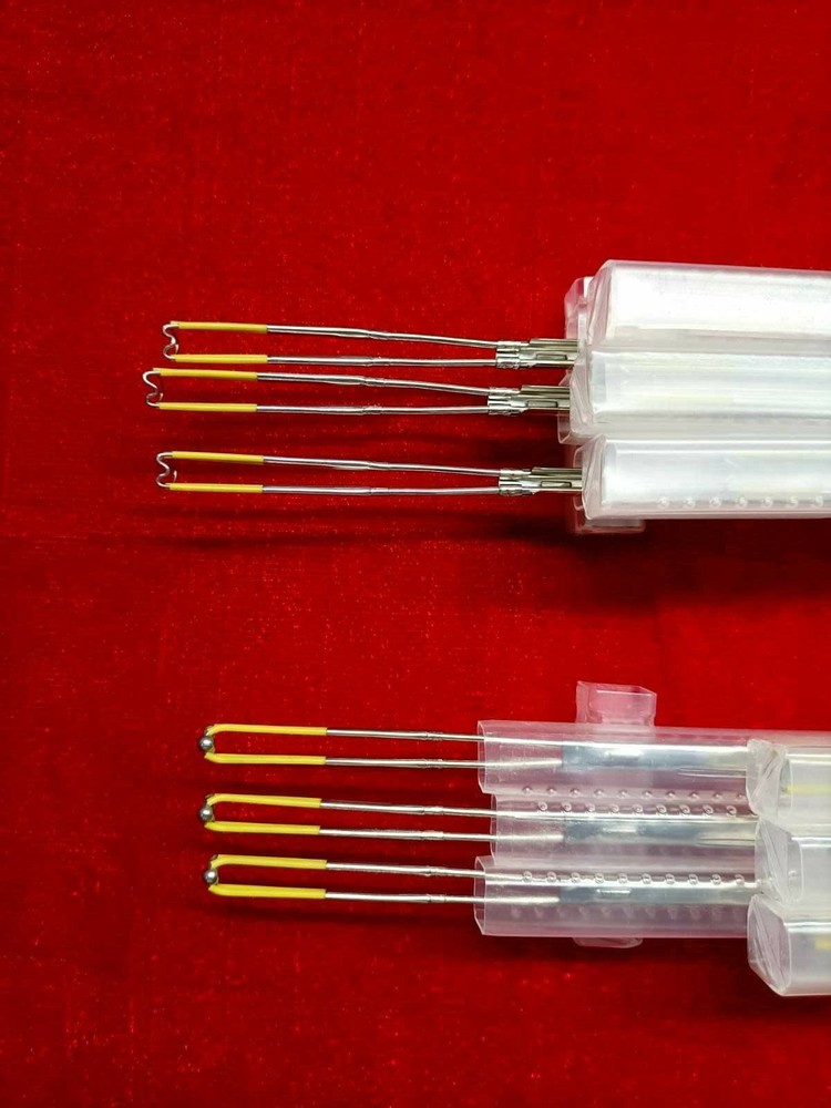 6pc Laparoscopic Loop Electrodes for Double Stem Working Element Bipolar Passive