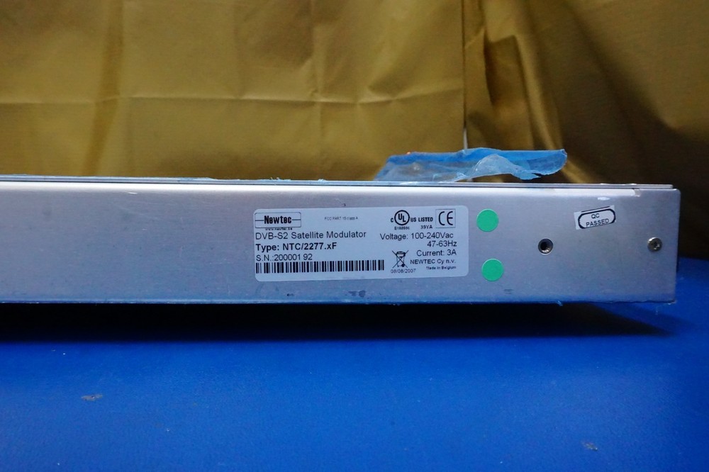 Digital Video Brocasting Newtec - Azimuth DVB-S2 - Broadcast Satellite Modulator