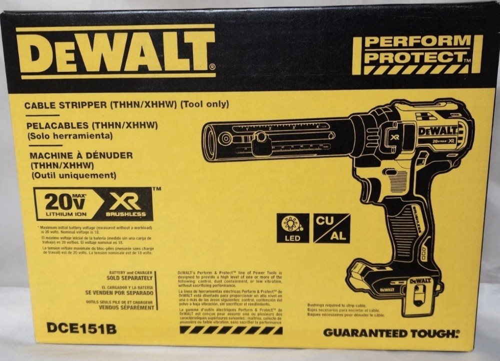 *NEW* Dewalt DCE151B 20V MAX Cordless Cable Stripper (Tool Only)