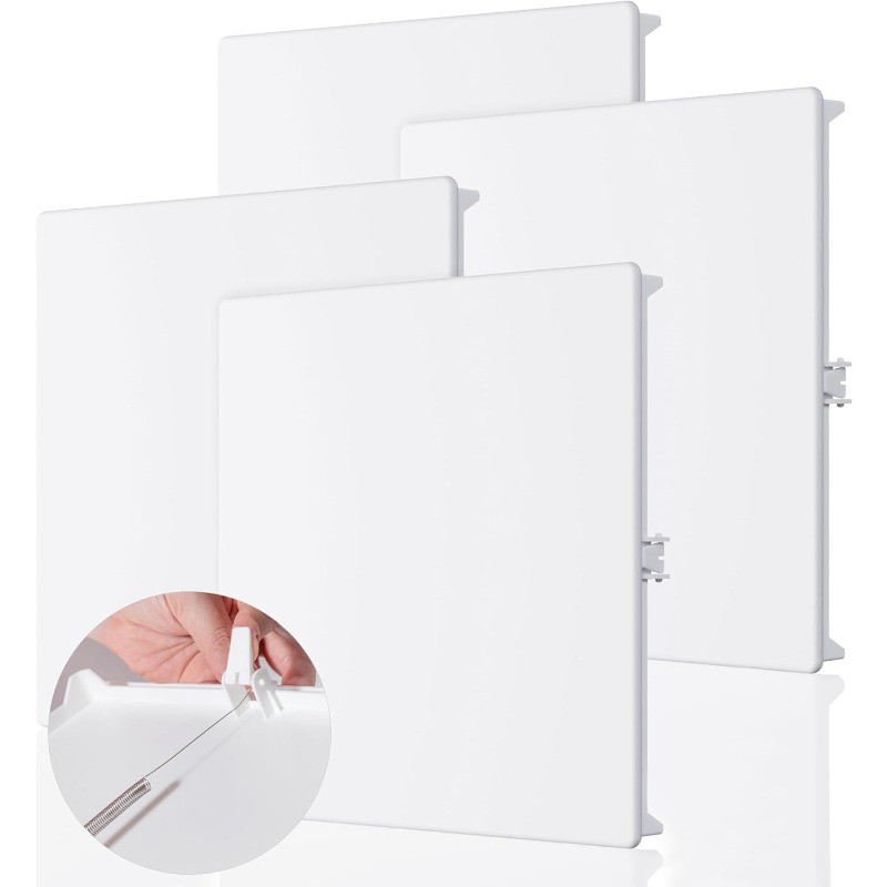 Spring Access Panel 12x12 Inch forCeiling Drywall Heavy-Duty Durable ABS Plastic