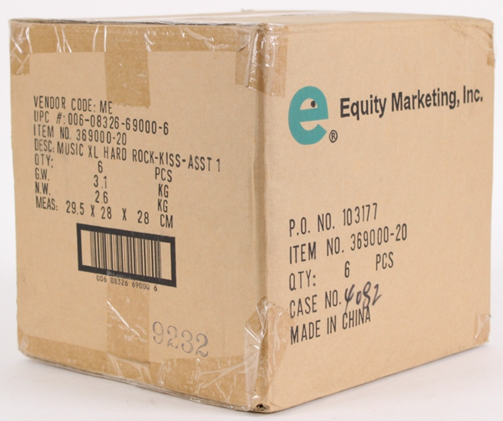 FACTORY SEALED CASE of 1999 KISS Rock Headliners XL COMPLETE SET of 4 + extras !