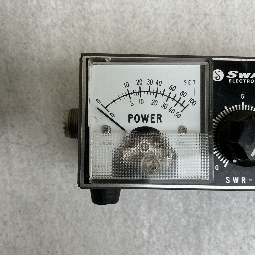 SWAN Electronics SWR-1 Standing Wave Ratio & Power Meter w/Cable UNTESTED