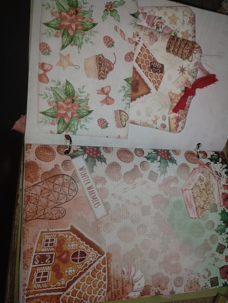 Gingerbread Junk Journal USA Seller Scrapbook