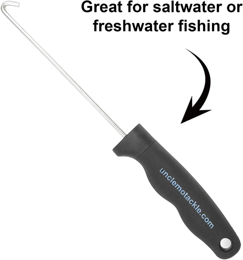 Durable Hookout, Fish De-Hooker, 10" Hook Remover Tool (1Pack) - Uncle Mo'S Tack