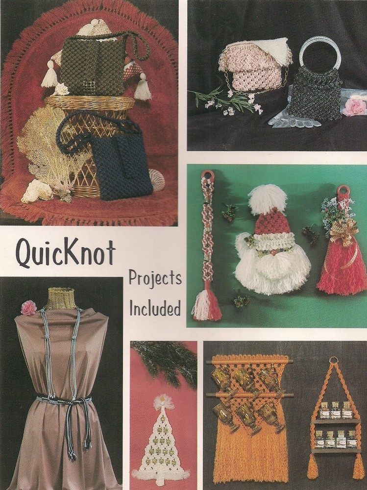 Kitchen, Holiday & Purse Patterns - Craft Book: #PD1045 Judy's Way With Macrame