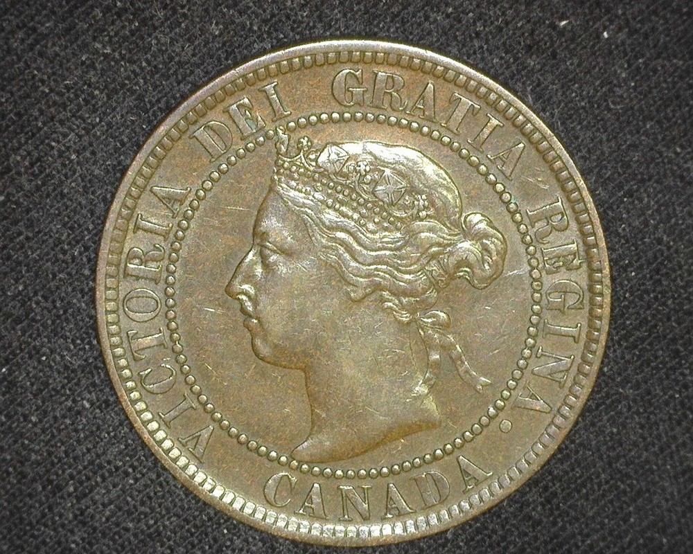 CANADA 1893 LARGE CENT KM7 ABOUT UNCIRCULATED ~D15