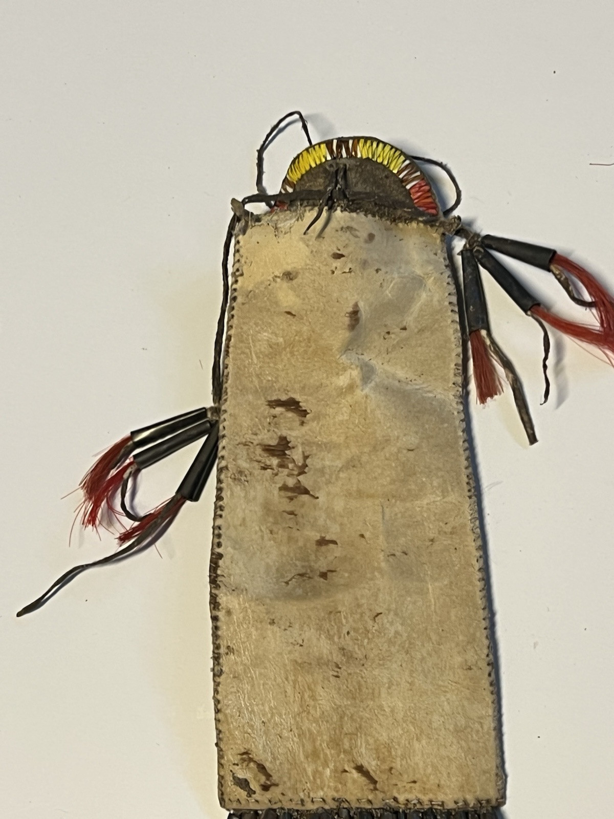 Antique Native American Indian Quilled Sheath & Knife; Late 1890's; Lot #A2