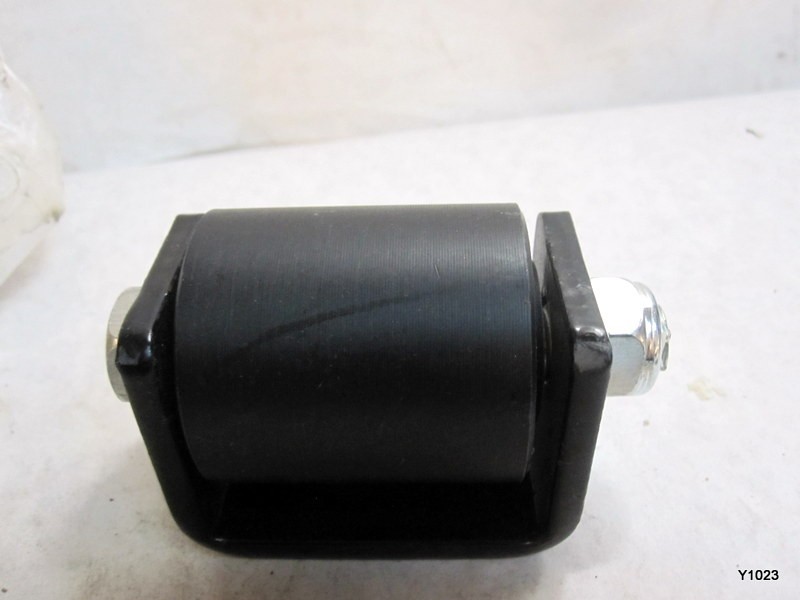 Sliding, Rolling Gate Guide Roller Black UHMW Roller 3"