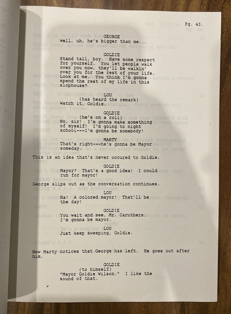Back to the Future Vintage Script - Fourth Draft (1985) - OFFERS ACCEPTED