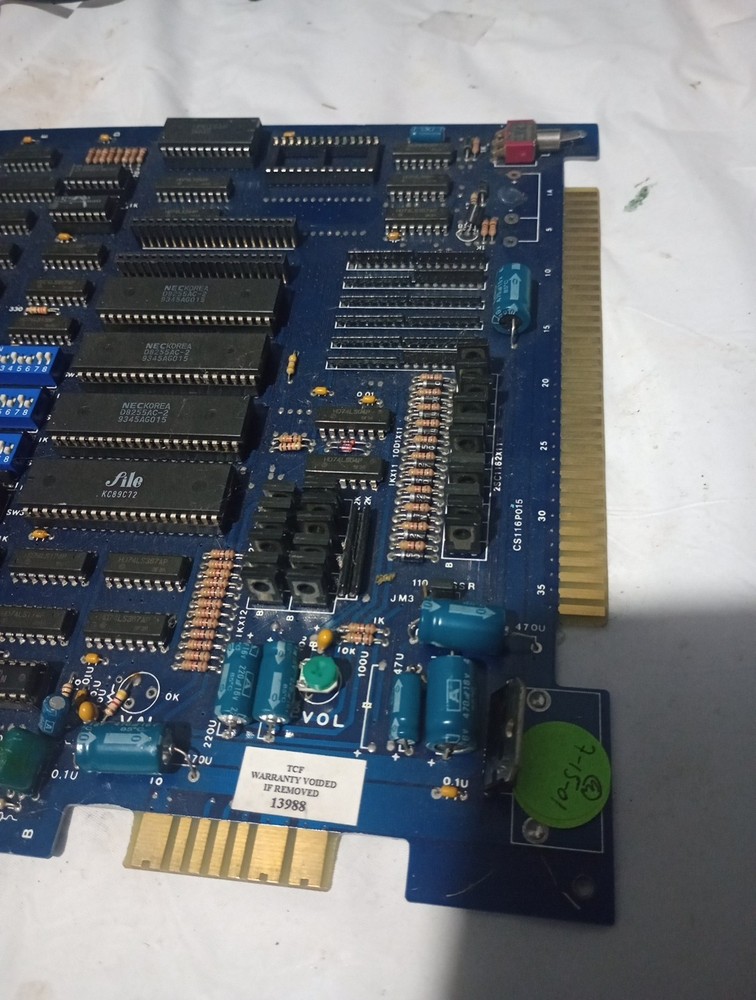 Unknown Untested 8 Line Game Board For Parts