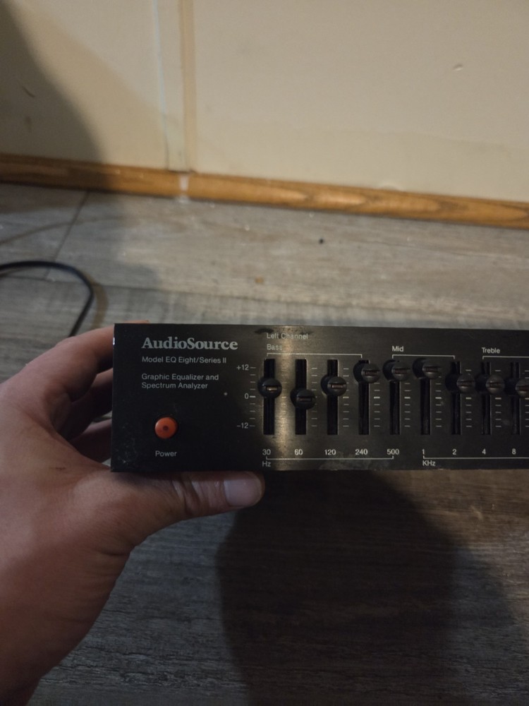 AudioSource Model EQ Eight Series II- 10 Band Graphic Equalizer UNTESTED