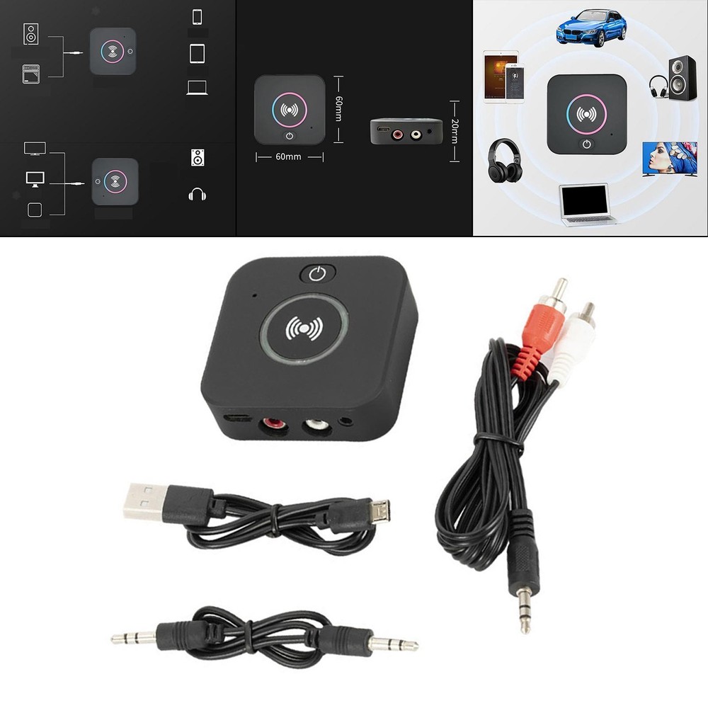 5.0 Receiver Aux Adapter 3.5mm AUX Low Latency