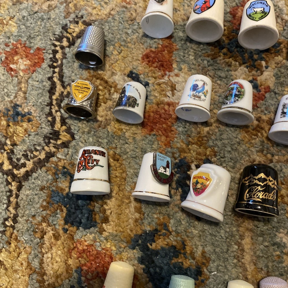 Small Thimble Collection 46 Total