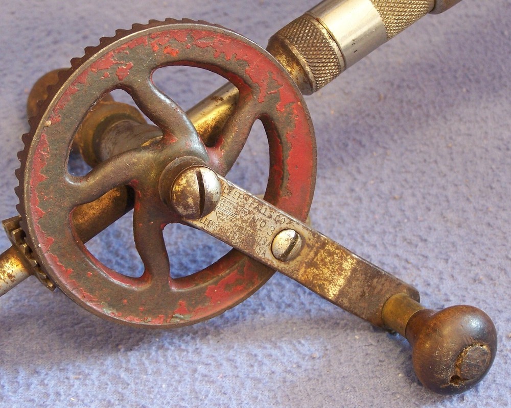 Millers Falls No. 3 Eggbeater Type Hand Drill