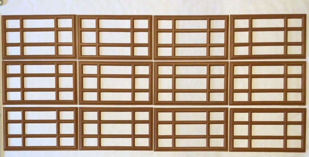 12 Amarr Prairie Replacement Insert for Short Panel Amarr Garage Door Golden Oak