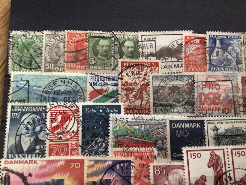 Denmark mounted mint or used stamps A12356