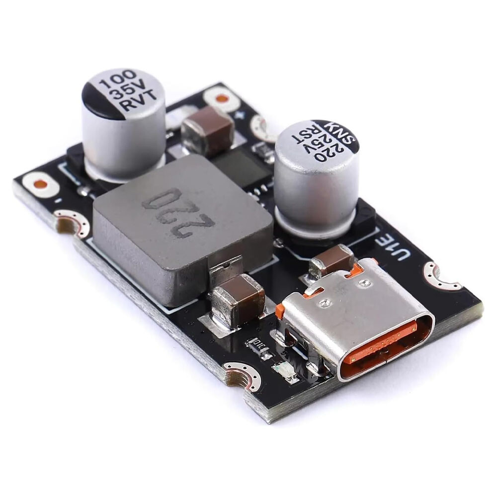 2Pack 65W Type-C DC 8~30V PD/QC Quick Charge Fast Charging Board USB Buck Module
