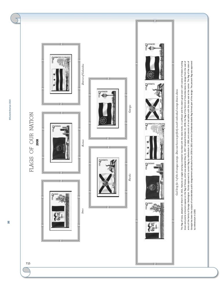 2008 U.S. Commemorative Singles COMPLETE Supplement (White Ace Alternative)