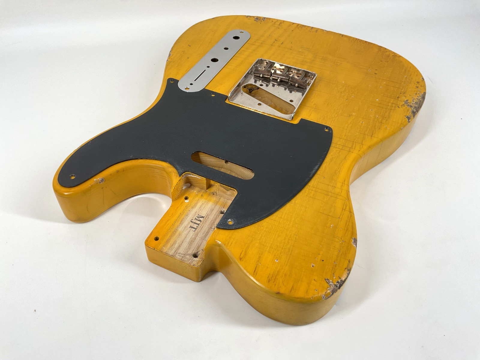 MJT Official Custom Vintage Aged Nitro Guitar Body Mark Jenny VTT Butterscotch