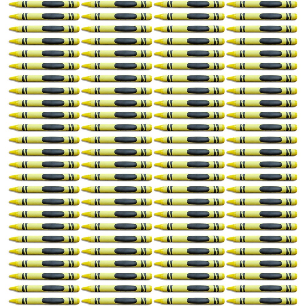 Yellow Crayon Bulk Value Pack | 100 Count