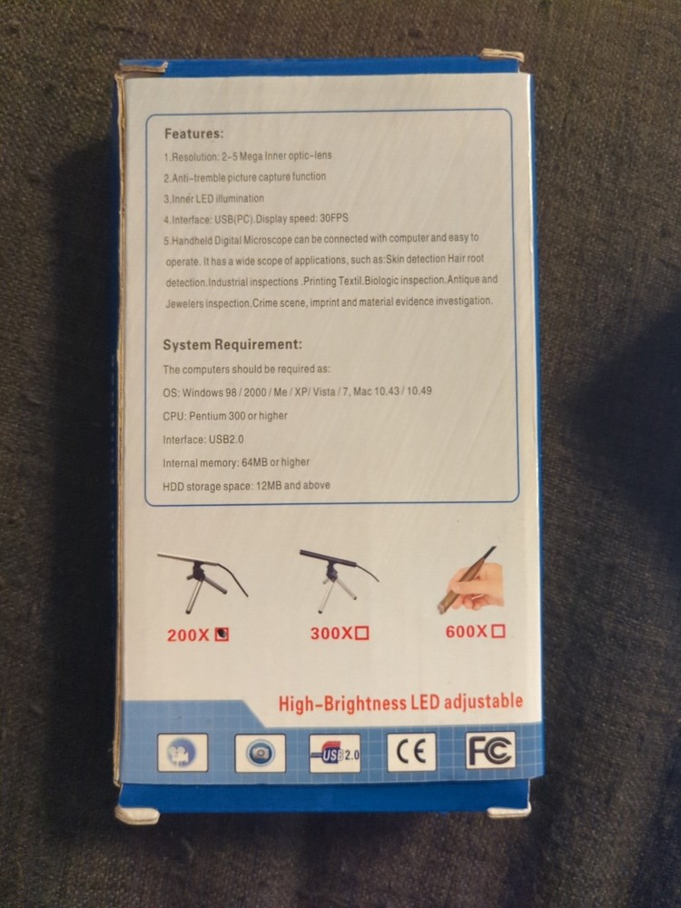 200X High resolution Digital microscope