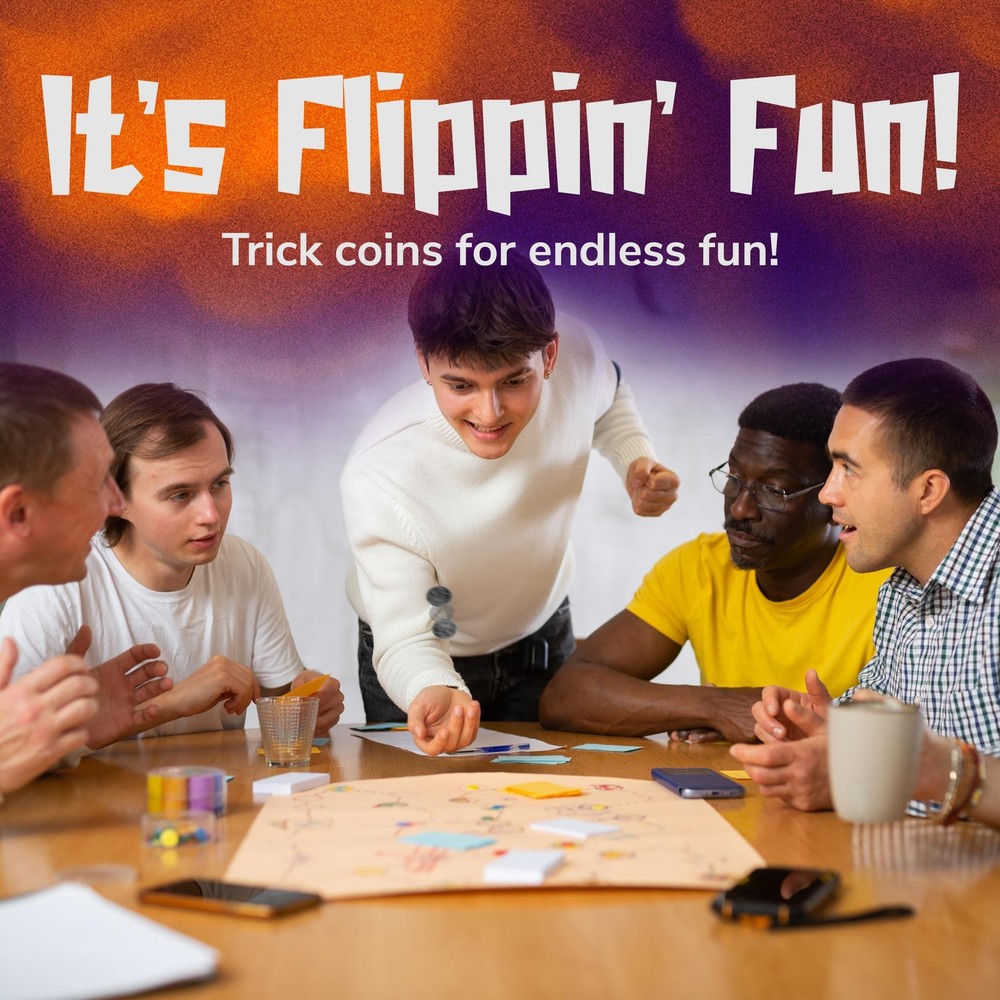 3pk Double Sided Coins | Includes 2 Double Sided Quarters and 1 Double Headed...