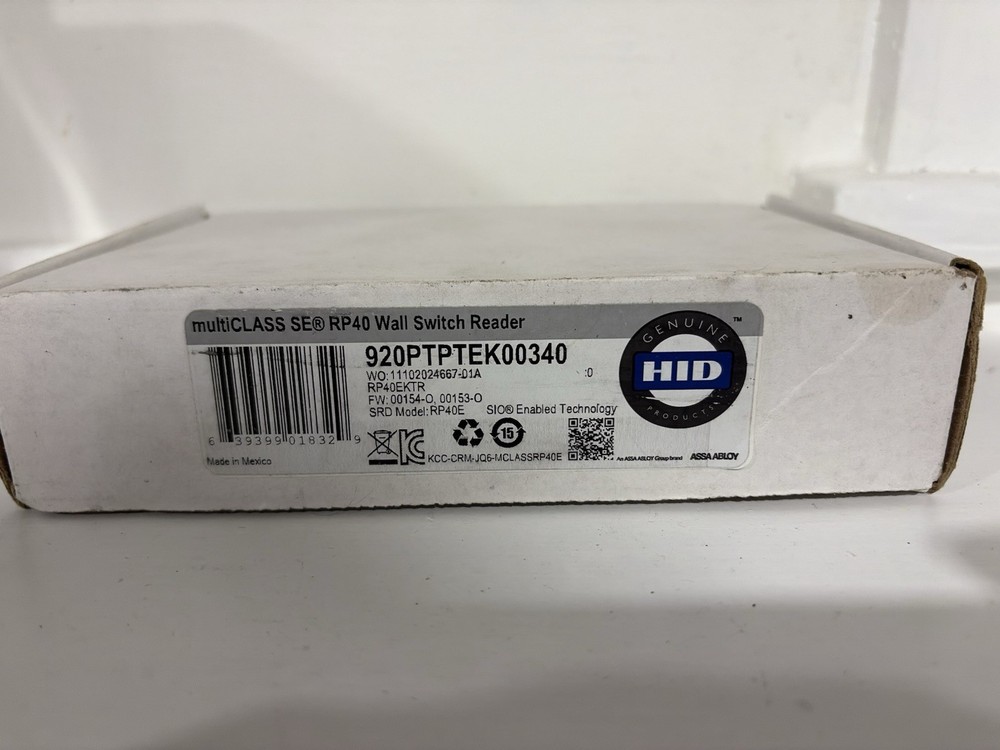 HID 920PTPTEK00340  multiCLASS SE RP40 Smart Card Reader