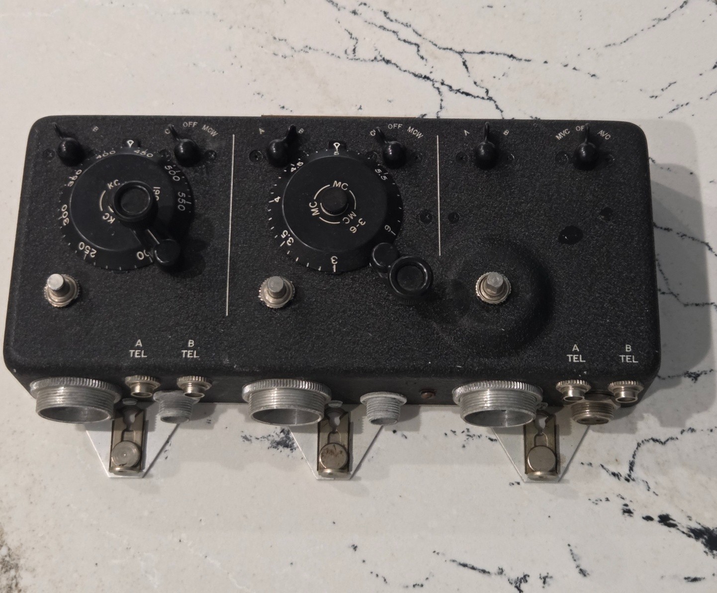 WWII WW2 NOS Military Aircraft Radio Control Box BC-944A ARC-5 Command Set BinF6