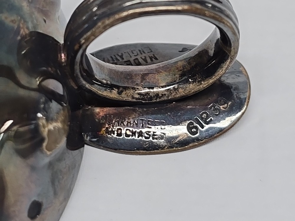 Sommelier wine taster by William Adams Sheffield England Silverplate Vintage