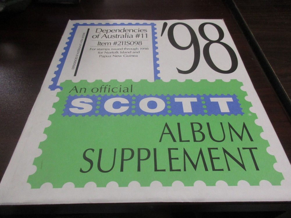 "SCOTT" Dependencies of Australia #11 ,  ALBUM  SUPPLEMENT  W/FREE SHIPPING!!