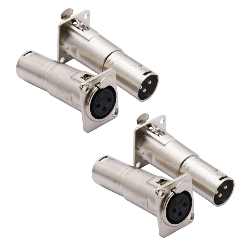 50 V Max. 2.5 mm² (14 AWG) Audio Studio Amp Panel Mount Connector Adapter Plug