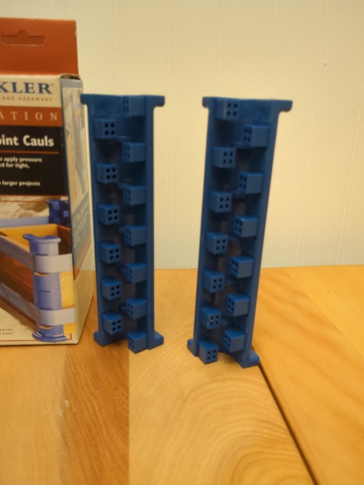 Rockler 1/2" Box Joint Cauls, 4-Pack, Blue