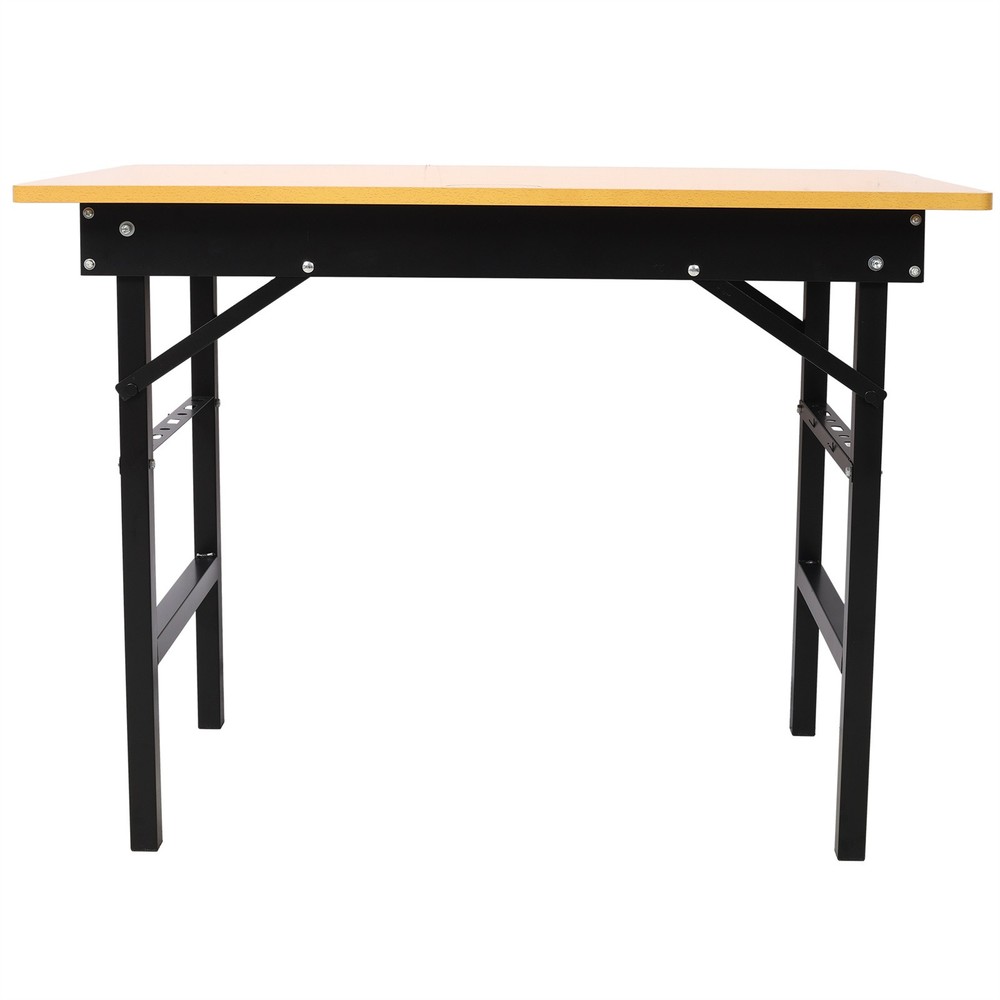 Foldable Work Table with Measuring Tape and Angle Finder Portable Tool Workbench