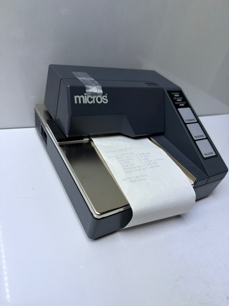 EPSON TM-U295,Micros M66SA POS Slip Printer
