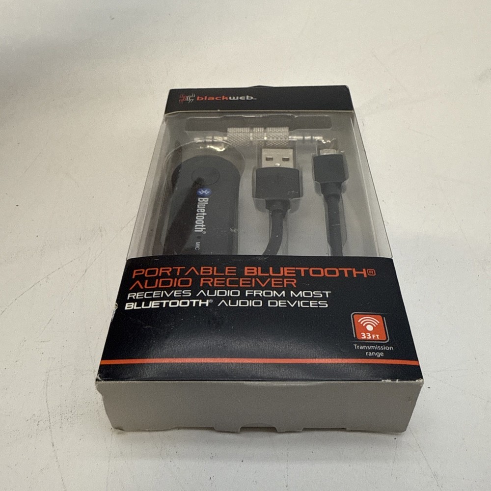 Blackweb Portable Audio Bluetooth Receiver New in Box