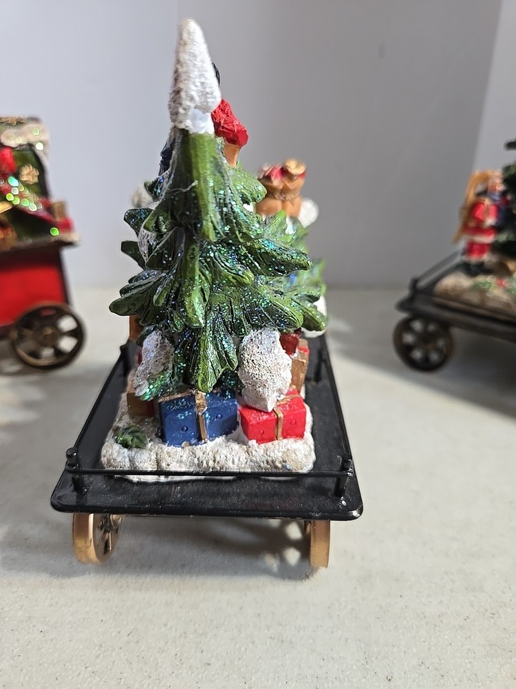 Transpac Holiday Train Set 3 Pc. Set