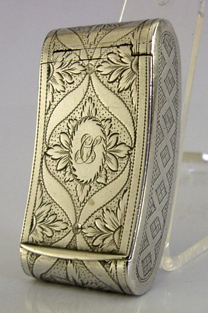 QUALITY GEORGIAN STERLING SILVER SNUFF BOX BIRMINGHAM 1808