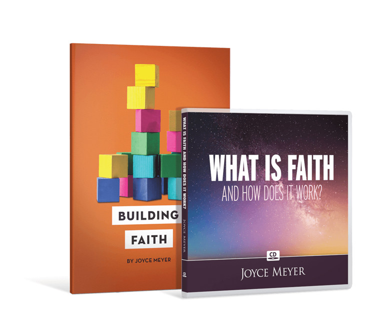 What is Faith and How Does It Work?    NEW CD/Paperback Set    NEW   Joyce Meyer