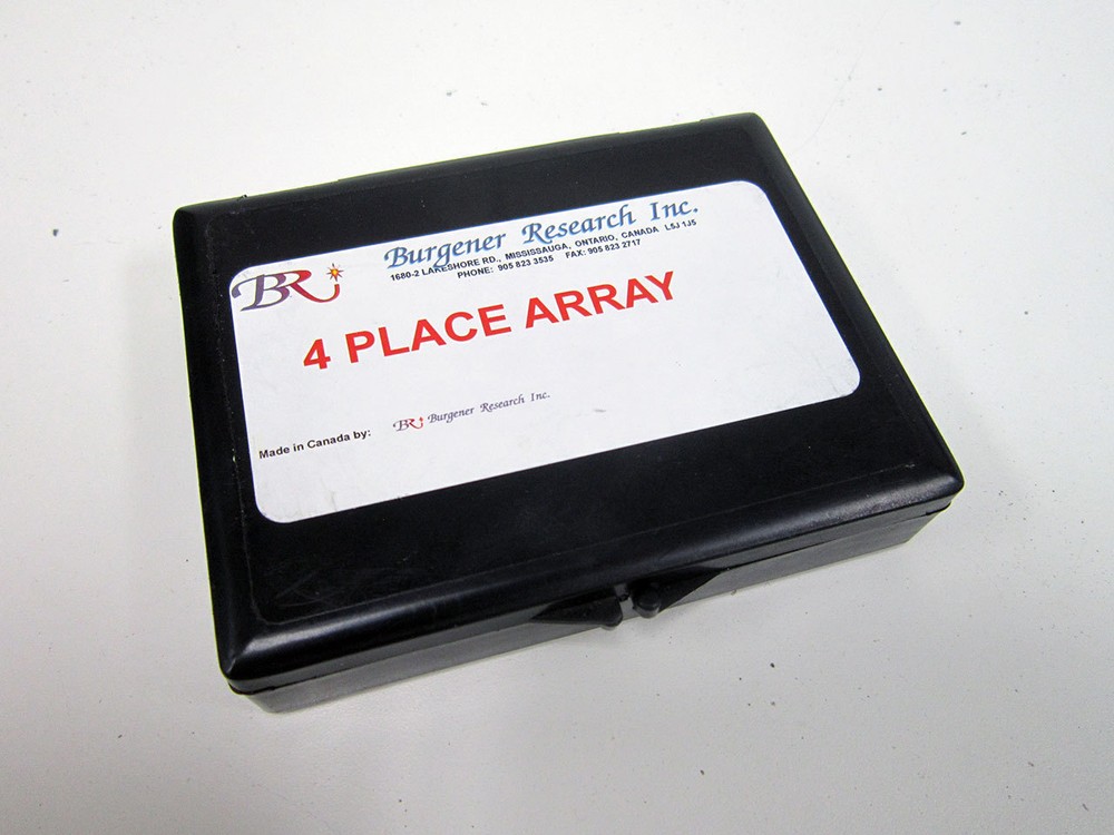 BURGENER RESEARCH 4 PLACE ARRAY TEFLON