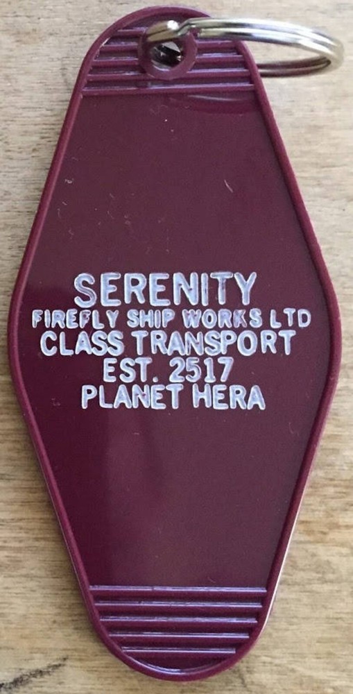 FIREFLY inspired "Serenity" keytag