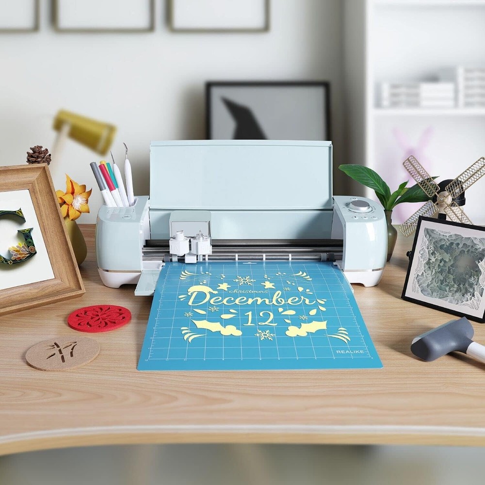 12x12 LightGrip Cutting Mat Set - Ideal for Cricut Projects & More