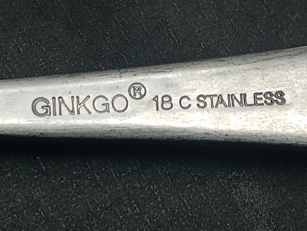 Ginkgo Linden 37 PC Flatware Set Serv 7 +